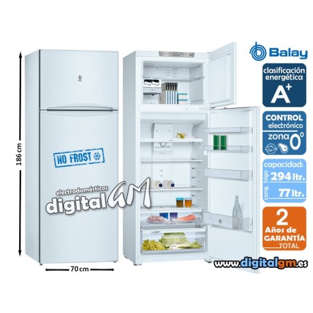 FRIGO 2PTA. BALAY (186x70/NO FROST/A+) 