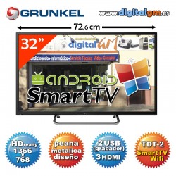 TV 32" LED GRUNKEL "SMART TV" (HDready-2xUSBrec-TDT2)