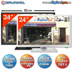 TV 24" LED GRUNKEL (FullHD-USBrec-TDT2)