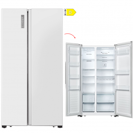 FRIGO SBS HISENSE (NO FROST/519L/179x91cm) 