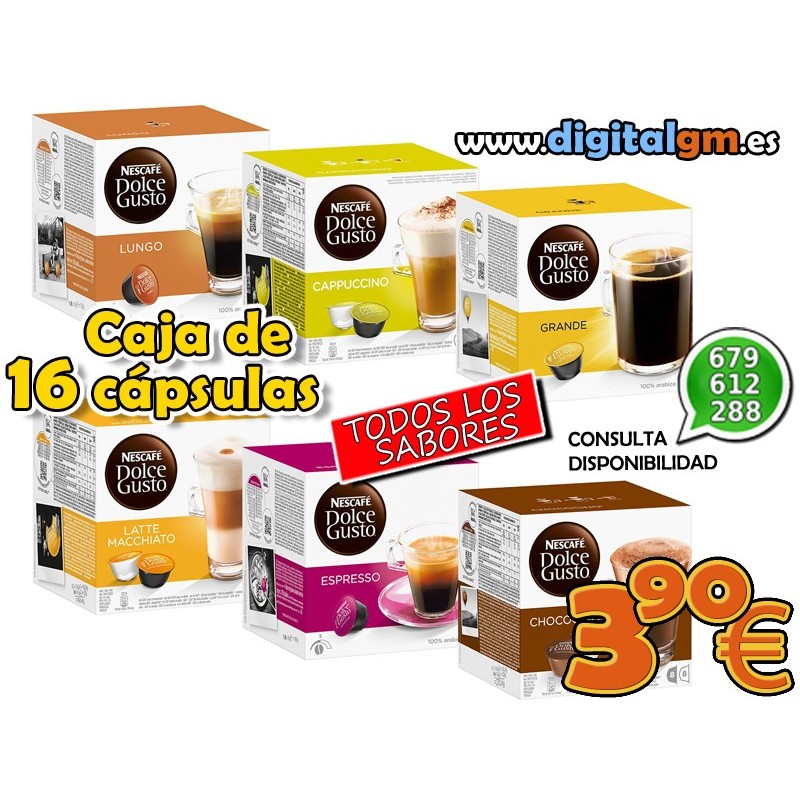 Café Dolce Gusto Espresso descafeinado - Caja de 16 cápsulas