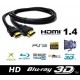 CABLE HDMI (VERSION 1.4/CONEXIONES DORADAS)